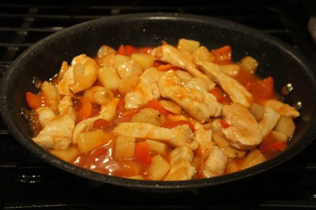 Finished sweet&sour chicken